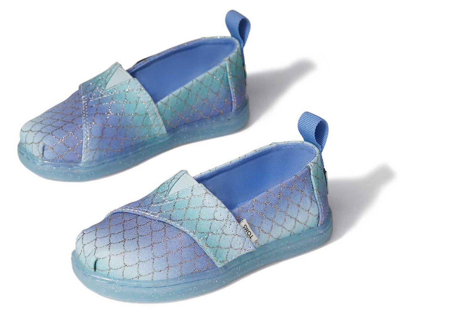 Toms Alpargata Tiny Mermaid Espadrille Blue - Kids - 38054-GBYQ